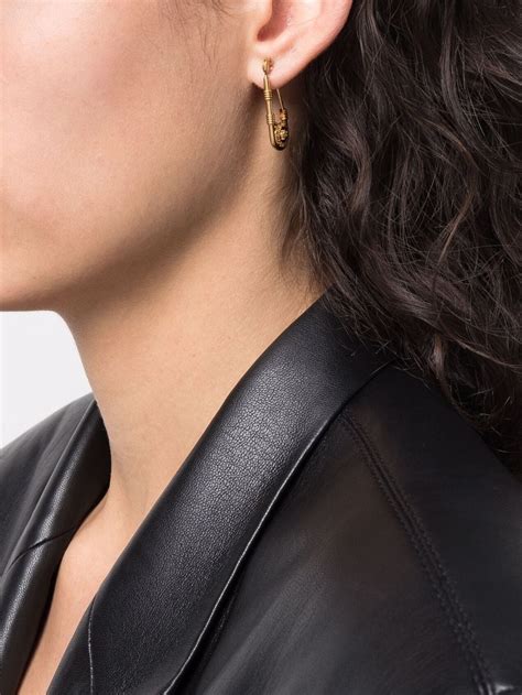 fendi safety pin earrings|Earrings .